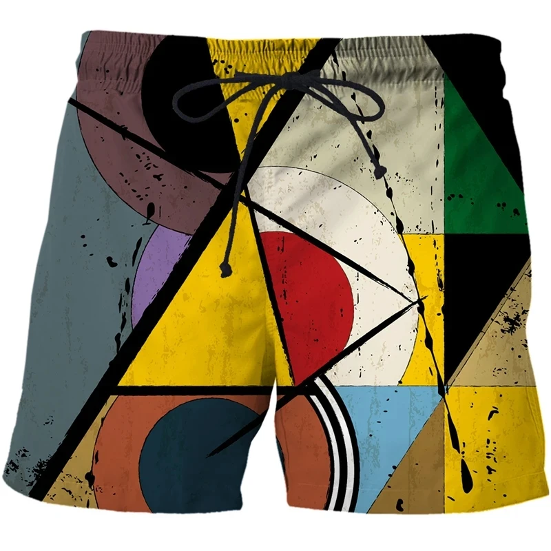 New Summer 3D Print Abstract Beach Causal Clothing Fashion Men Women Shorts Plus Size S-7XLStreetwear Kids Pants Cargo  Tiki