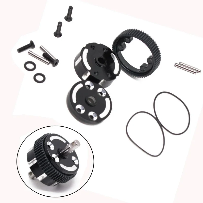 Metal Aluminum Alloy Sealed Differential Case Set for 1/10 Traxxas 2WD Slash Rustler Stampede Bandit Rustler Upgrade Parts