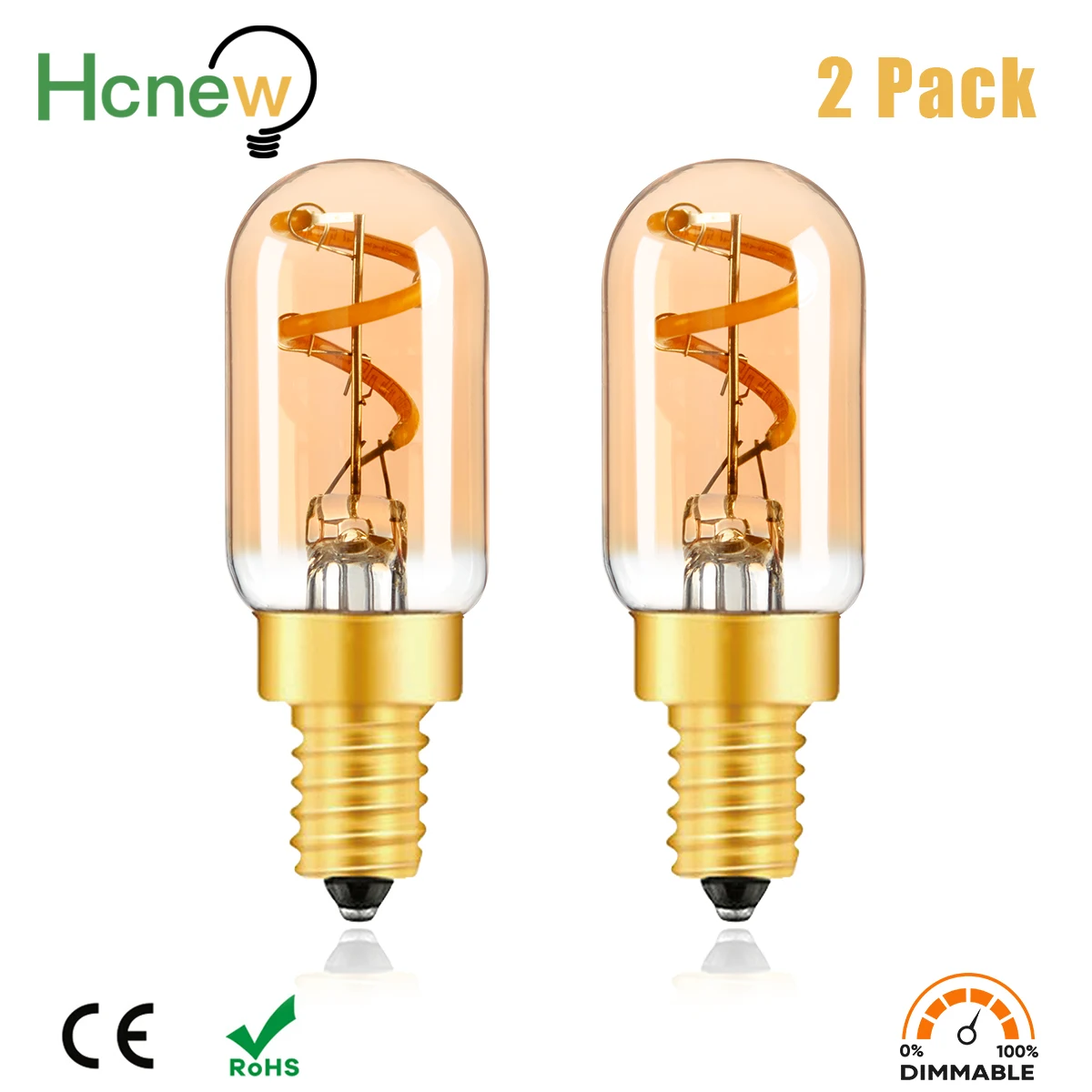 

Replaceable T22 Led Bulb 220V E14 Dimmer 1.5W 2200K Warm White Edison Spiral Filament Light Vintage Decor For Pendant Salt Lamp