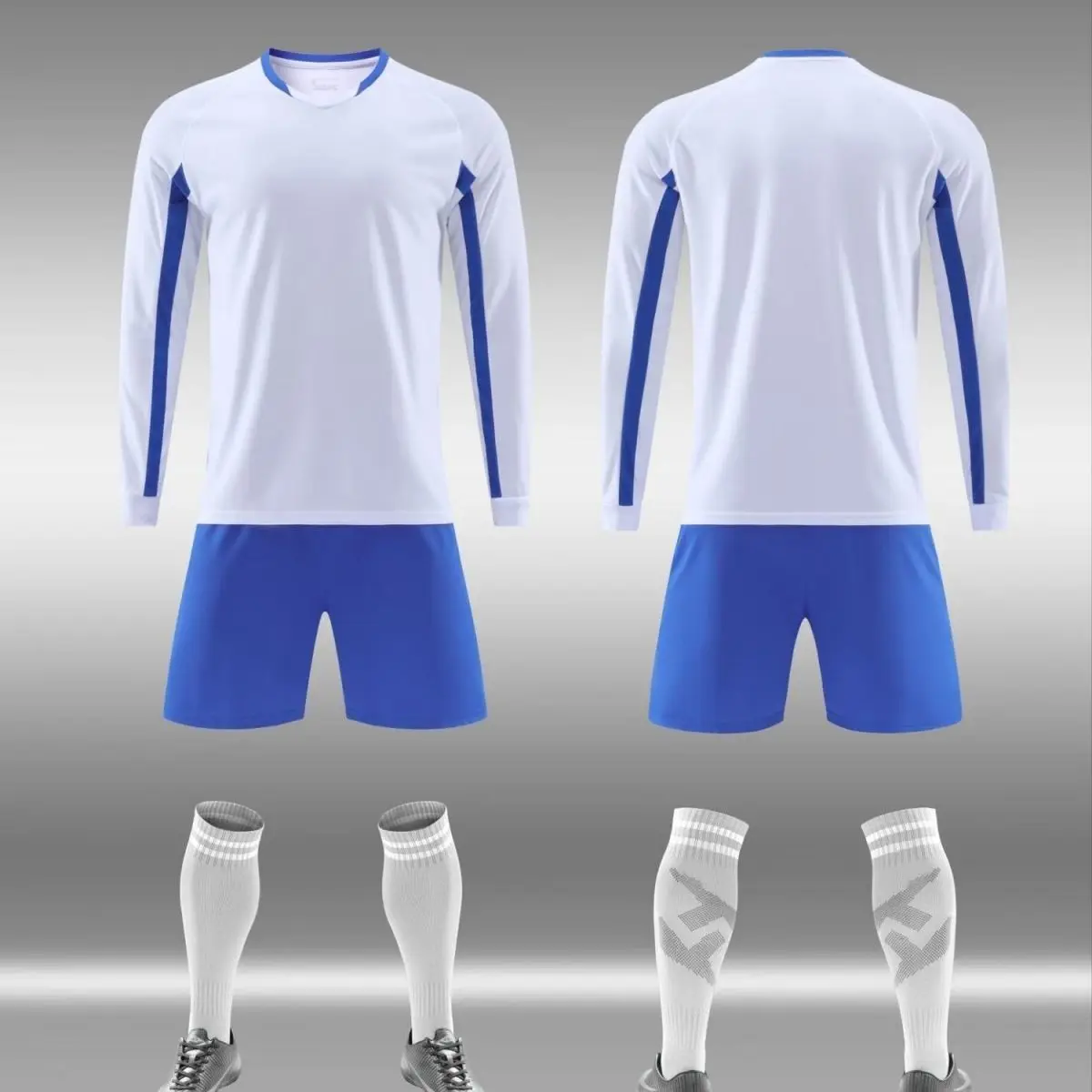 Children Adult Football Jersey Breathable Boys girls Men Soccer Clothes Sets kids Football Long Sleeves Goal Keeper Uniforms