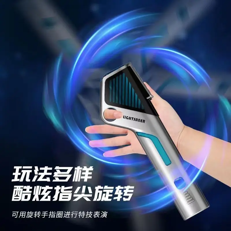 Épée lumineuse colorée pour enfants, jouets télescopiques, musique Laser, jouet de décompression rotatif 2 en 1, jouets légers pour enfants et adultes