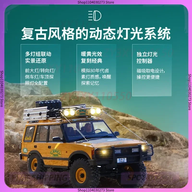 

1:10 FMS FCX10 Camel Cup Rc Гусеничный грузовик с дистанционным управлением 4WD Имитационная модель Альпинистский автомобиль Игрушка для взрослых мальчиков