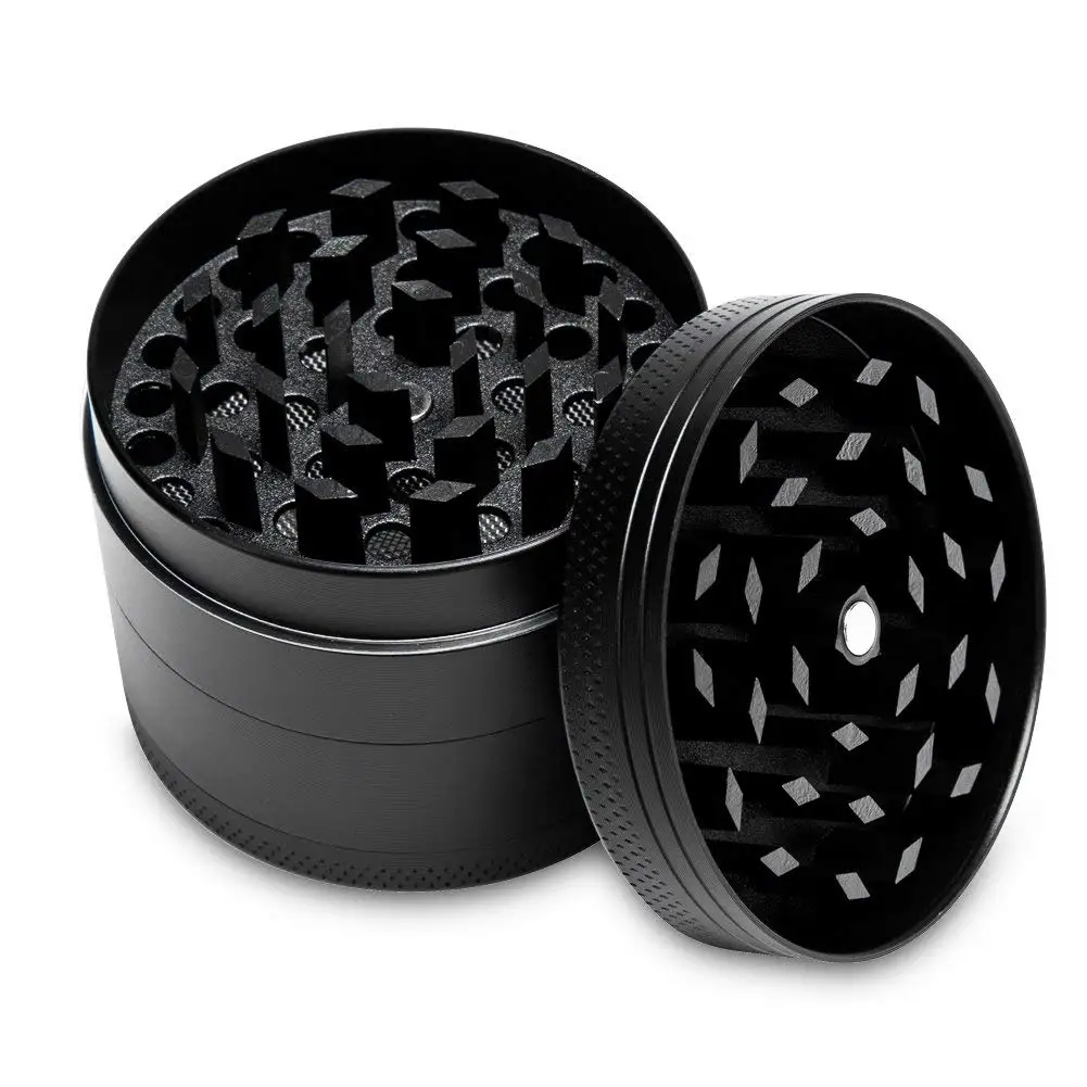 4-Layer 1.6/2/2.5 Inch Dry Herb Grinder, High Quality Tobacco Spice Mill Crusher for Grass & Kitchen, Smoking Accessories