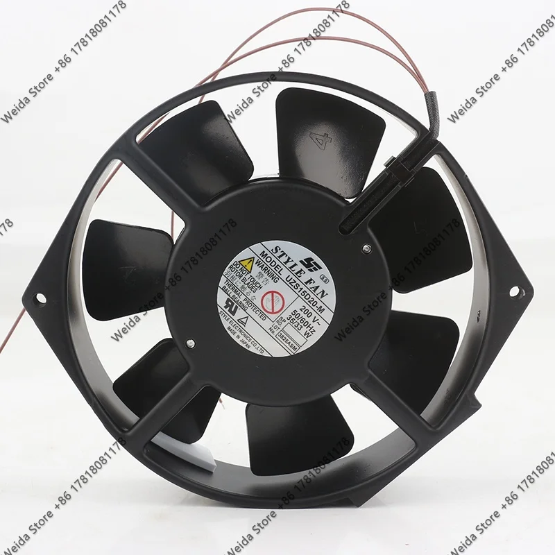 Cooling fan STYLE FAN AC200V DC EC 35/33W 17238 17CM 172X150X38MM Cabinet with high temperature resistance UZS15D20-M
