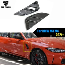 Per BMW M3 G80 M4 G82 G83 MP Stile Dry In Fibra di Carbonio Lato Parafango Trim Sostituzione Air Vent Copertura 2021 2022+