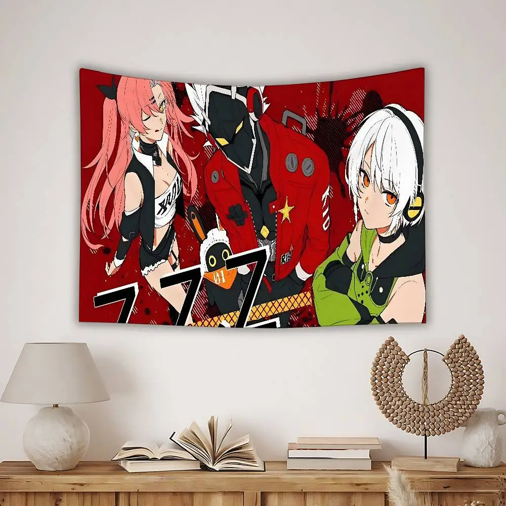 Z-Zenless Zone Zero B-Billy Flag Tapestry Creative Pattern Photo Living Room Wall Art Decor Party Outdoor Decorate Banners