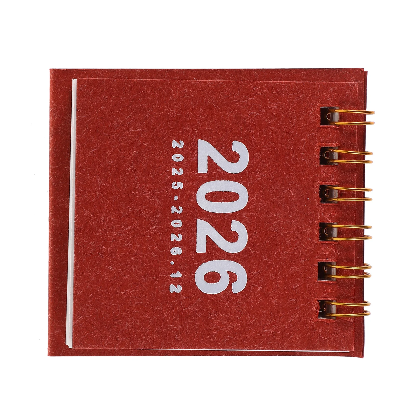 Mini Desk Calendar 2026 Small Standing Flip Weekly Scheduling Organizer for Home Office Desktop Decoration Portable Daily