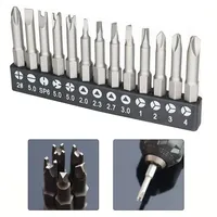 13pcs Precision Y U Shaped Triangle Screwdriver Magnetic Bit Set 1/4 Hex Shank Special-shaped Screwdriver Set Power Tool Parts