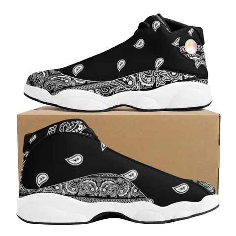 Stampa su richiesta Sneaker personalizzata Green Bay Packers Bandana Print Sneaker da basket da uomo Packers team printing 38-48 taglia scarpa