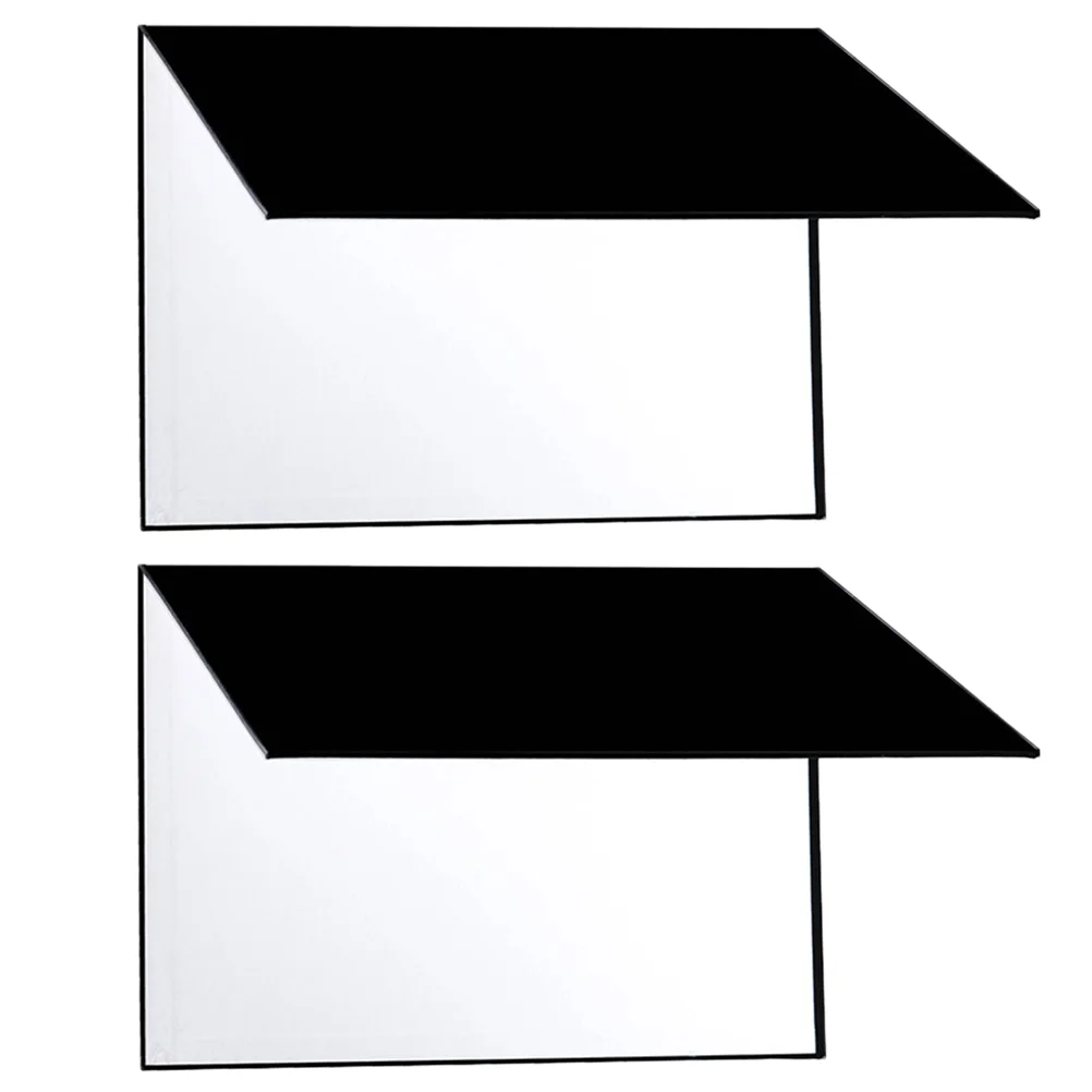 

2 Pcs Car Windshield Sun Shade A4 Fill Light Board Photography Props Reflector Accessories