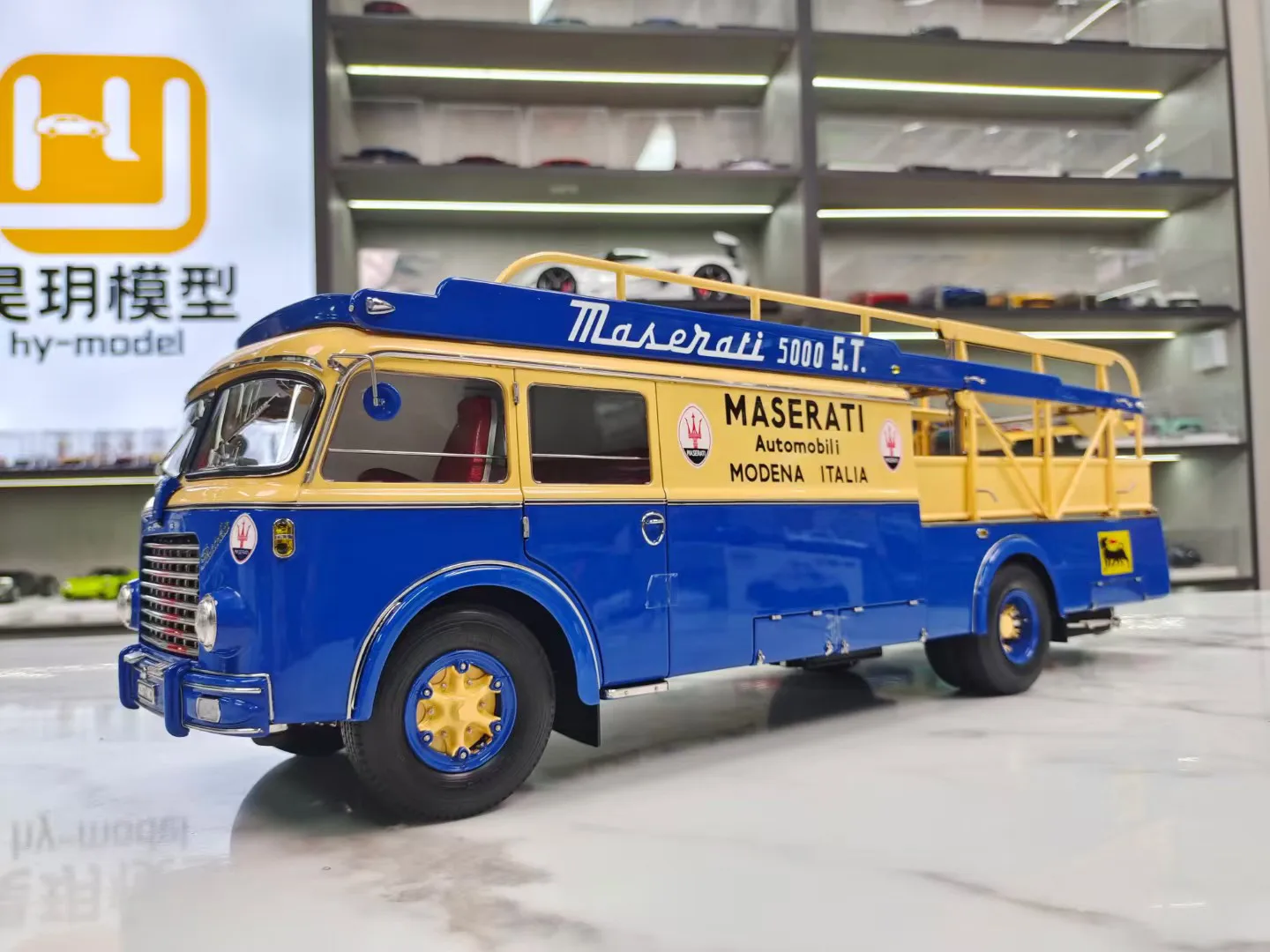 CMC 1:18 642 RN2 Transport Trailer Simulation Limited Edition All Open Alloy Metal Static Car Model Toy Gift