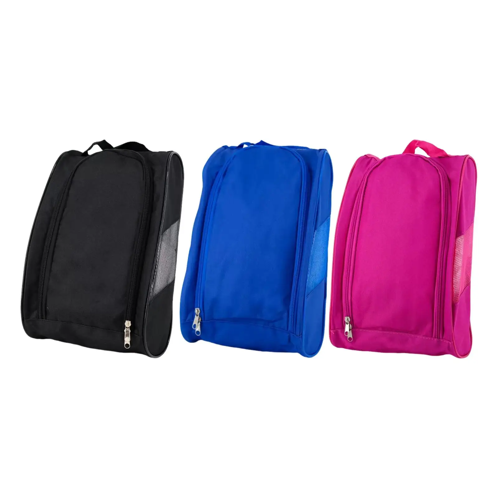 

Oxford Cloth Golf Shoes Bag Sports Footwear Storage Organizer Zippered Breathable for Golfer Gift Travel Workout