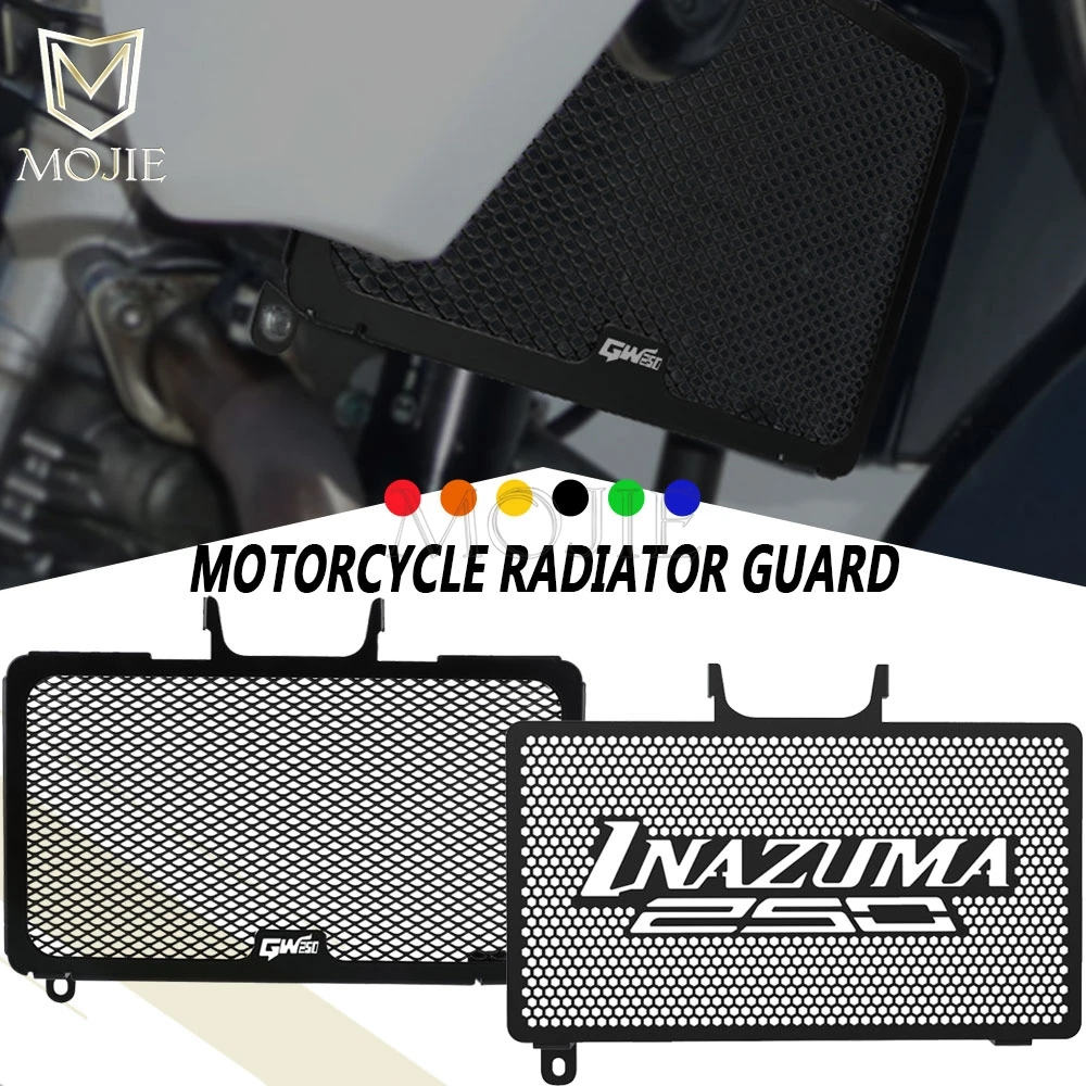 

FOR SUZUKI GSR250 GW250 Inazuma INAZUMA250 GW 250 Inazuma 2013-2017 Motorcycle Radiator Grill Guard Oil Cooler Cover Protection