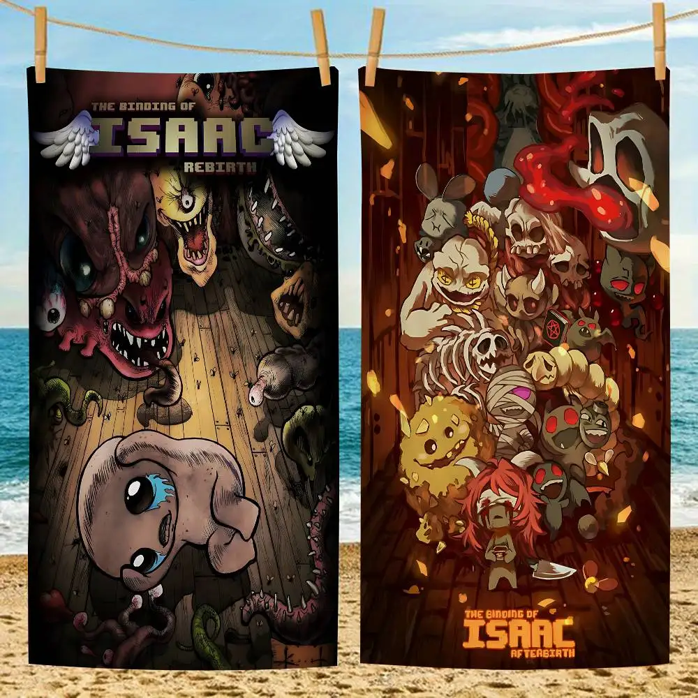 game The Binding of Isaac movie Microfiber Blanket Quick Drying Beach Towels Oversized Printing Super Absorbent Pool Towel