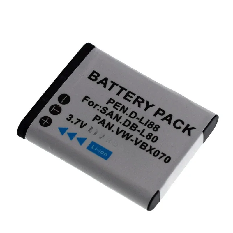 For Sanyo DB-L80 VPC-CG20 VPC-CG20BK VPC-CG21 VPC-X1200 Battery 10pcs