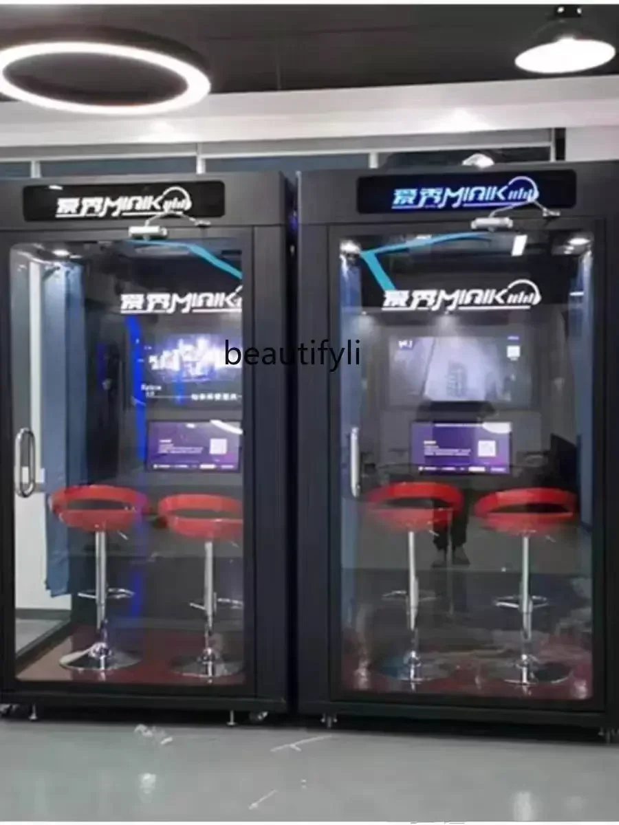 

1184Singing machine singing room home karaoke soundproof room mute small learning warehouse telephone booth