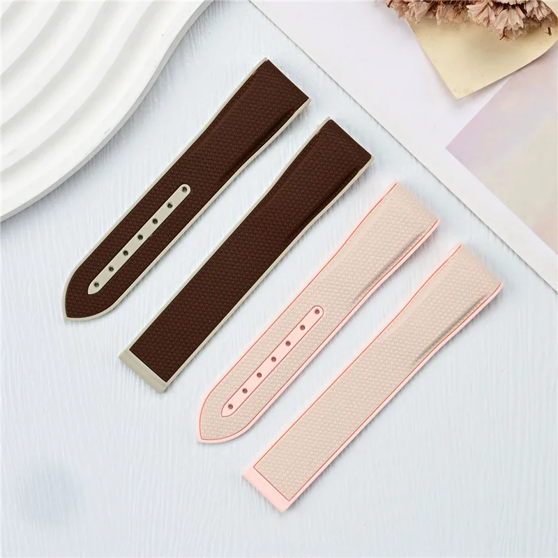 Silikonarmband für Omega x Swatch MoonSwatch, 20 mm, gebogenes Ende, sportlich, wasserdicht, für Herren und Damen, mit Faltschließe, zum Austausch des Uhrenarmbands. – Detail 7