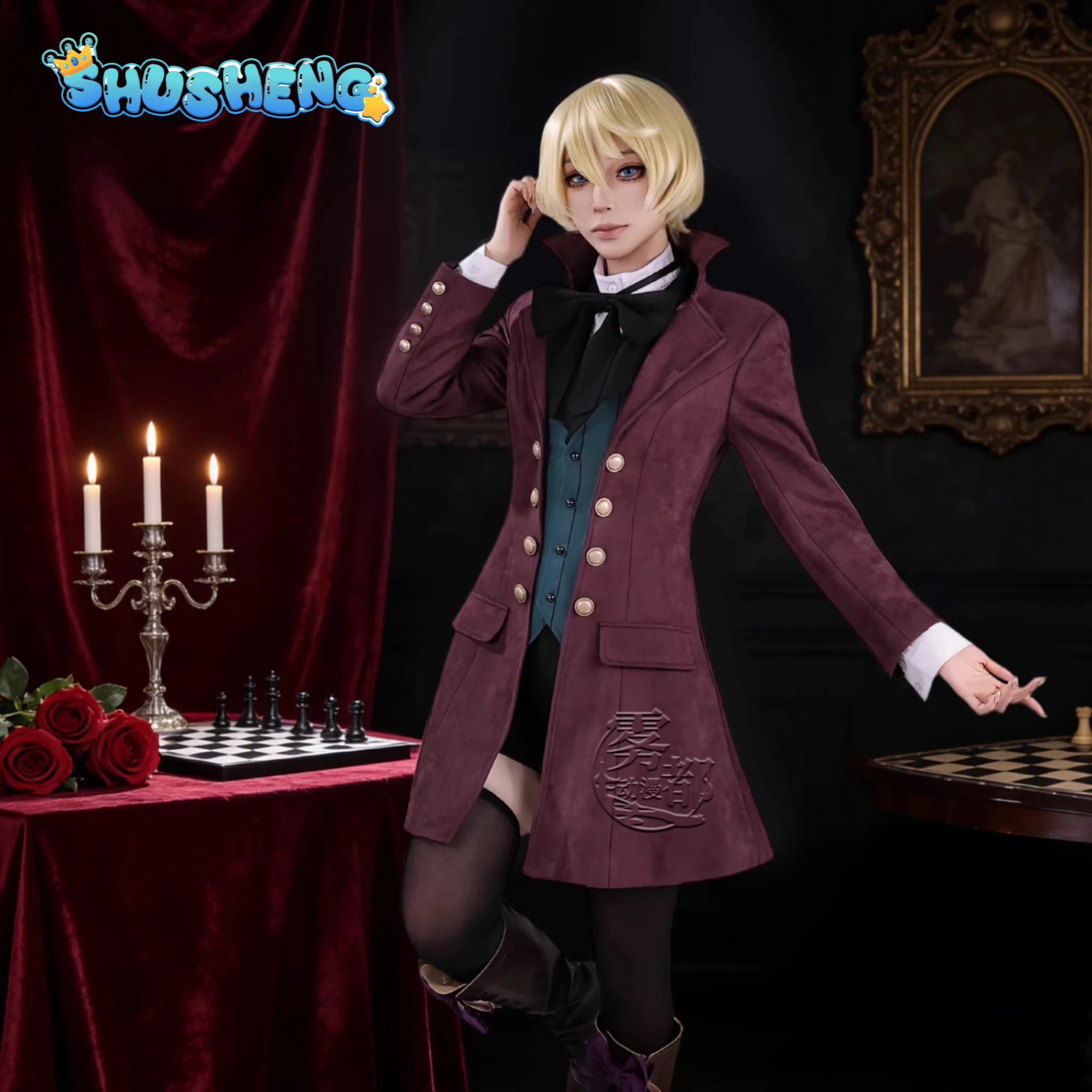 Anime Black Alois Trancy Butler Cosplay Costume Uniform Halloween Carnival Party Christmas Play Role Clothes men women Clothing view 2