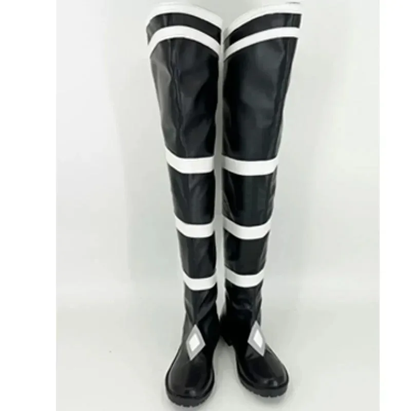 

Freezing Anime Funeral Himmel Stark Boots Cosplay Snowdrift Clear Aura Shoes Customized