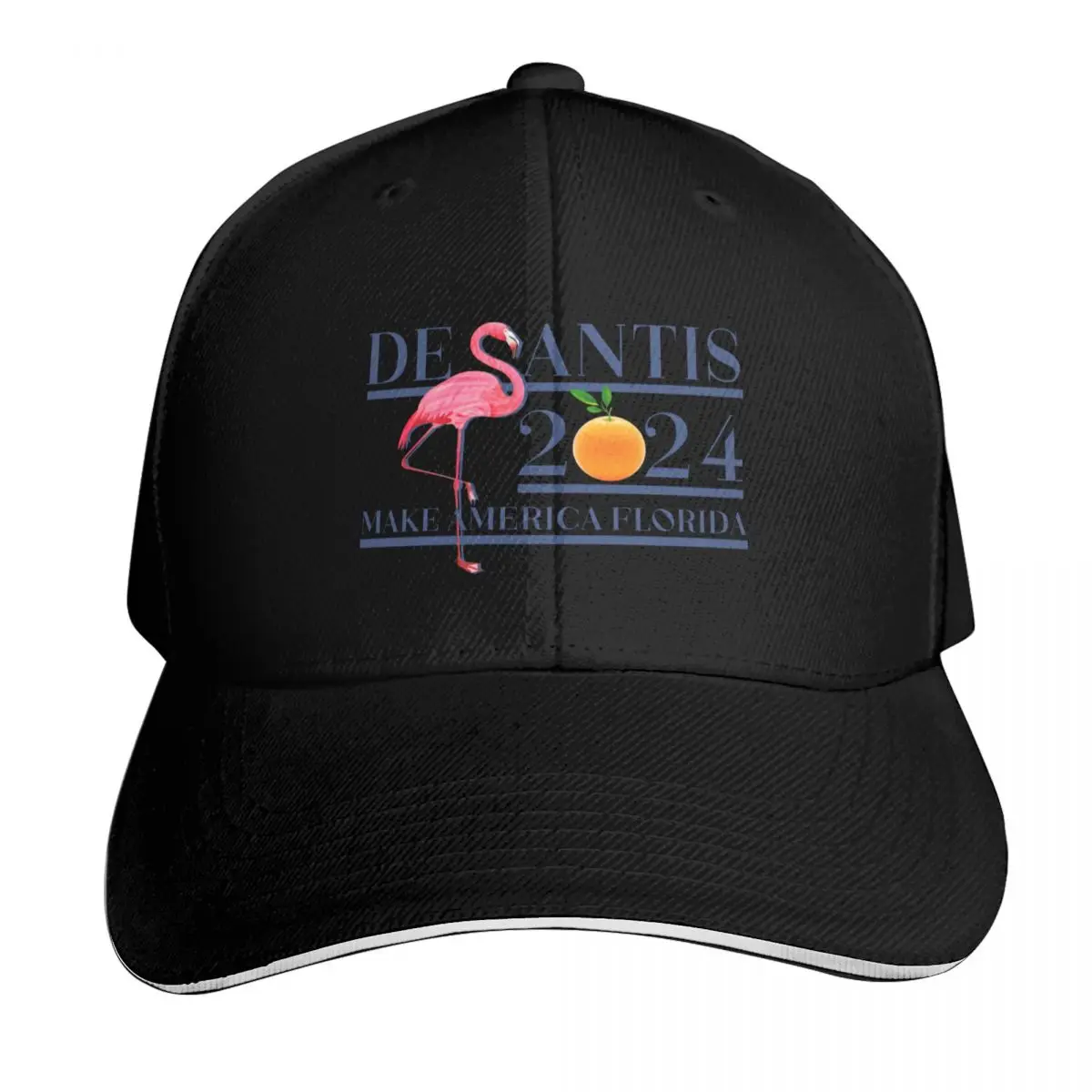 

DeSantis 2024 Make America Florida Flamingo Baseball Cap hiking hat Kids Hat luxury woman cap Women's Beach Visor Men's