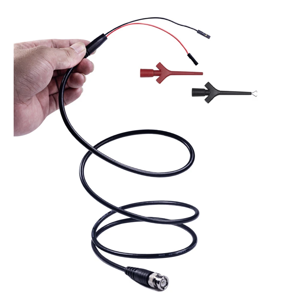 Male BNC Test Leads BNC Breakout  Mini Grabber IC Test HookClip For Analyzer Interconnect Test Clips And Instruments Test Leads