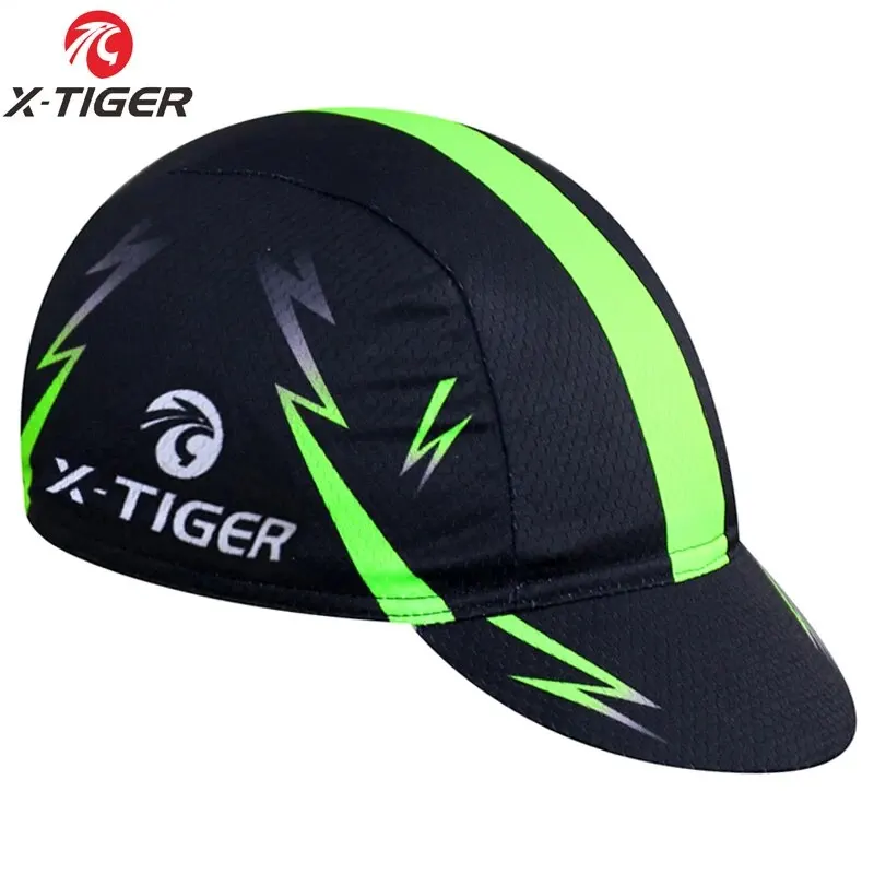 X-TIGER Riding Bright Green Outdoor Sport Bike Head MTB Bicycle Headwear Headband 100% Polyester Cycling Hats Bandana Pro Cap