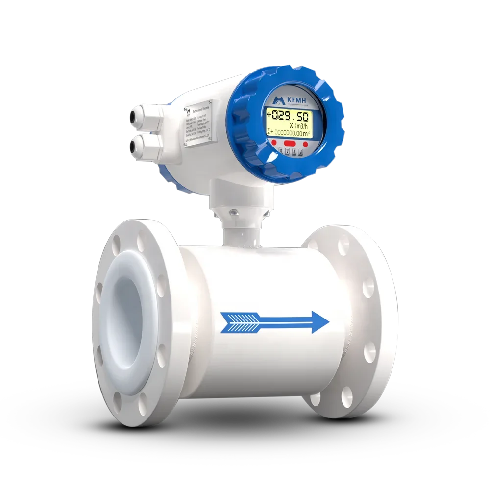 PLC LORAWAN RS485 4-20mA Pulse HART Electro Magnetic Medidor de Flujo Liquid Water Electromagnetic Flow Meter Price