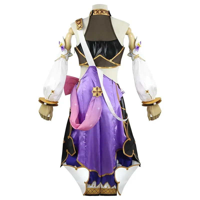 دوري جينشين كوسبلاي جينشين إمباكت دوري كوسبلاي جينشين زي شعر مستعار قبعة مجموعات كاملة أزياء الهالوين أنيمي كوس للنساء #5