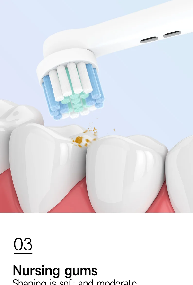 Kompatibel mit Oral-B Elektrischen Zahnbürstenköpfen P2/4000/3757/D12/3766 OLB Ersatzbürstenkopf Universal – Detail 4