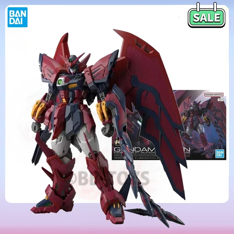 W magazynie Oryginalny RG 1/144 GUNDAM EPYON MOBILE SUIT WING OZ-13MS Bandai Anime Model Zabawki Figurka akcji Prezenty