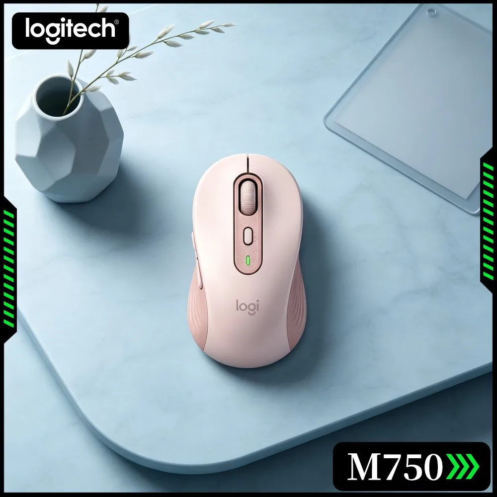 Logitech M750 Travel Wireless Mouse Silent Click Multi Host Connection Light Build For Business Trip