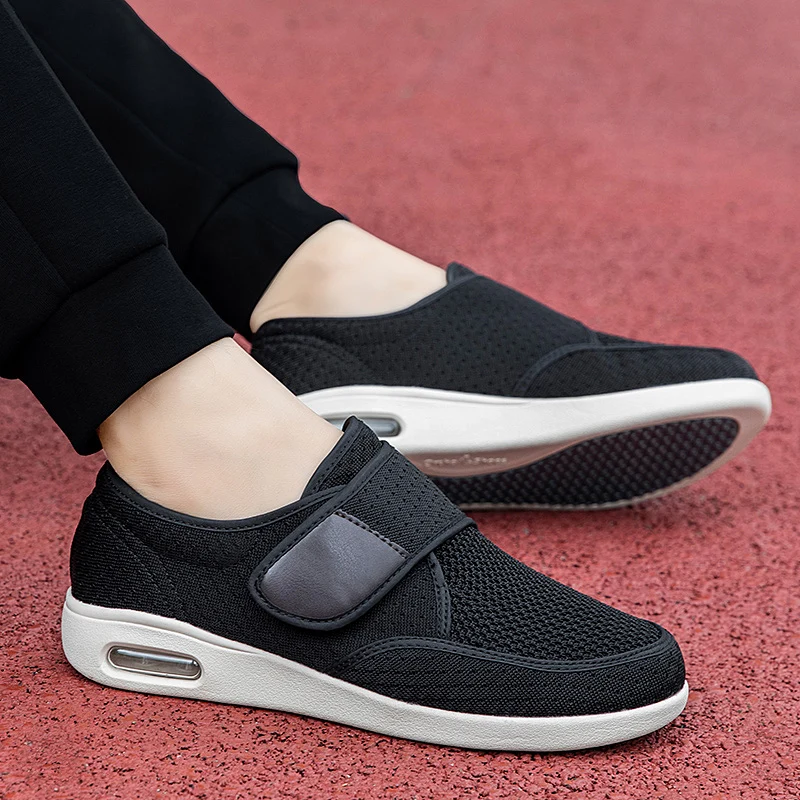 

ly Men's Slip-On oes Wide Foot Swelling Casual Old Beijing Cloth oes Comfortable Breathable Low Top round Toe Flat Heel