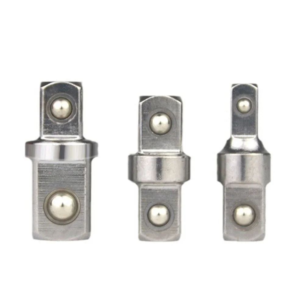1 Set Square Drive Adapters 1/2 1/4 3/8 Double Head External Square Internal Hexagonal For Power And Manual Use