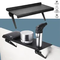 1PC Hot Selling Computer and TV Screen Storage Rack Wireless Router Set-top Box Rack No Perforated Storage Bracket Divine Tool 3