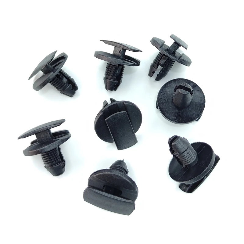 Car Fasteners Black Fender Card Buckle / Leaf Board Lined With Card Clips for For Citroen /Peugeot For Picasso Sega 20/30/50pcs