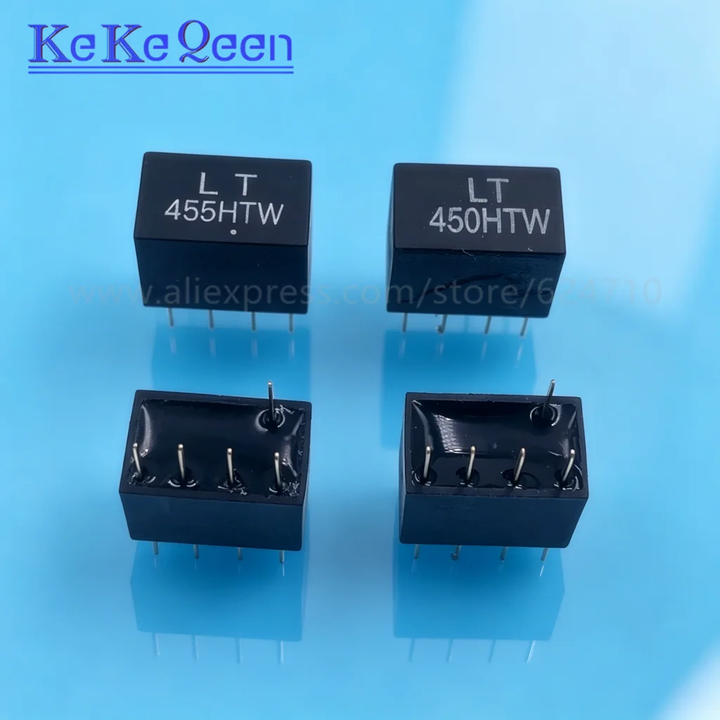 20pcs LT450HTW LT455HTW LT450HW LT455HW 1+4 5Pin DIP-5 455KHz 450KHz Signal Relay Ceramic Filter for Communication