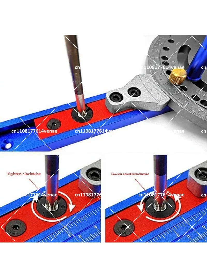 Woodworking New High-precision Multi-angle Adjustment, DIY Modification of Saw Table Engraving Machine, Backer Push Handle