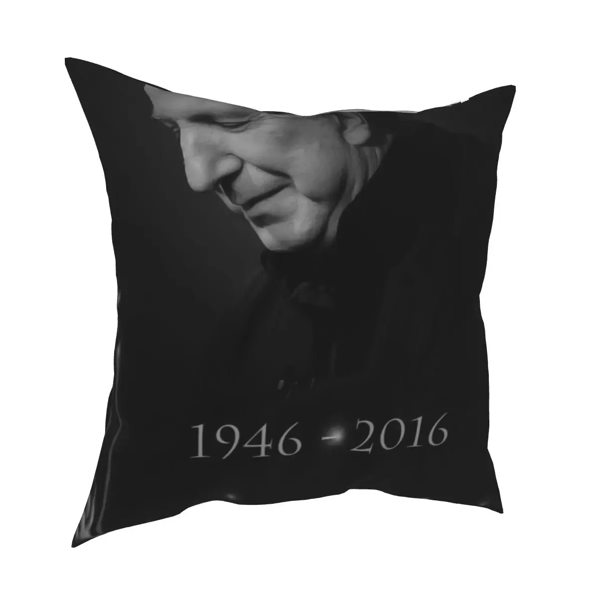 Warm Alan Rickman Pillowcase Throw Pillow Cover For Sofa Super Soft High-Density