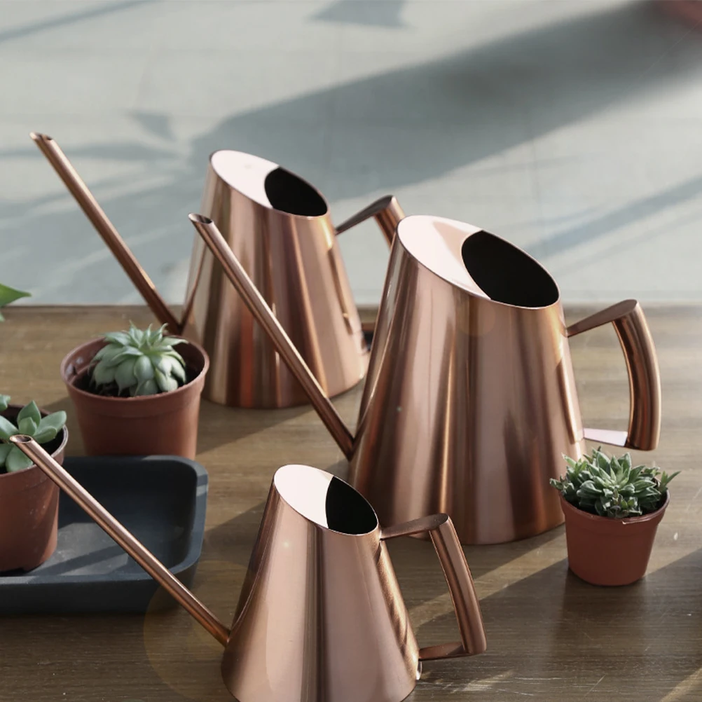 

1500 Ml Watering Can Stainless Irrigation Kettle Succulent Device Flower Gardening Tool Automatic