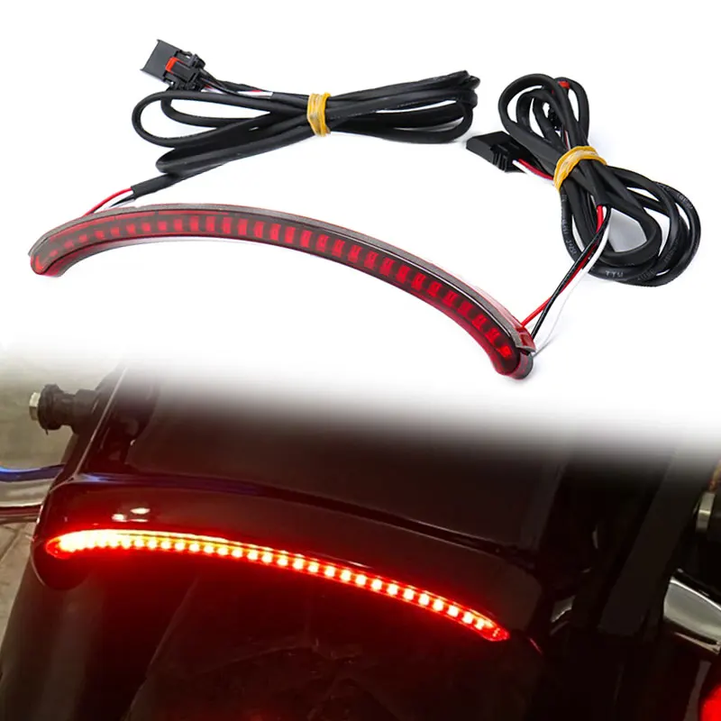 Motorcycle Tail Light Lamps Turn Signal Rear Fender Assembly Brake Taillight For Harley Softail Fat Bob FXFBS 114 FXFB 107 18-up 