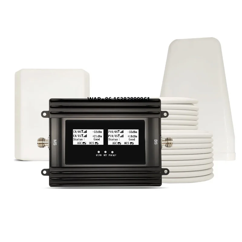 1Tuya App Full Kit Cellular Repeater 4 1 2G 3G 4G 5G Amplifier for All Carriers 700/900/1800/2100Mhz GSM Network in a Car