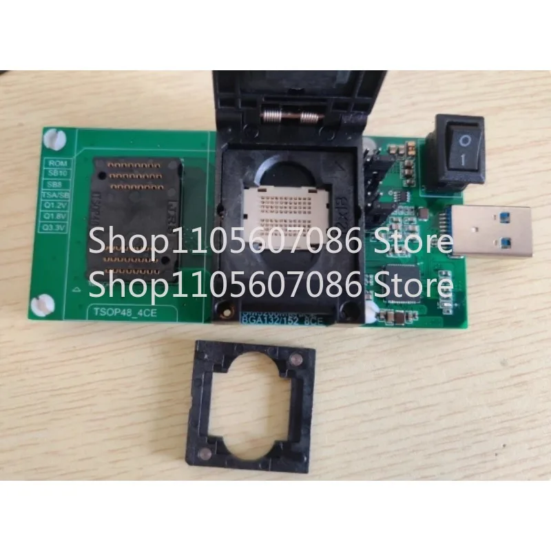 SM3268 Test Rack USB Flash Drive Clearing Rack Flash BGA132/152 8CE TSOP48 4CE