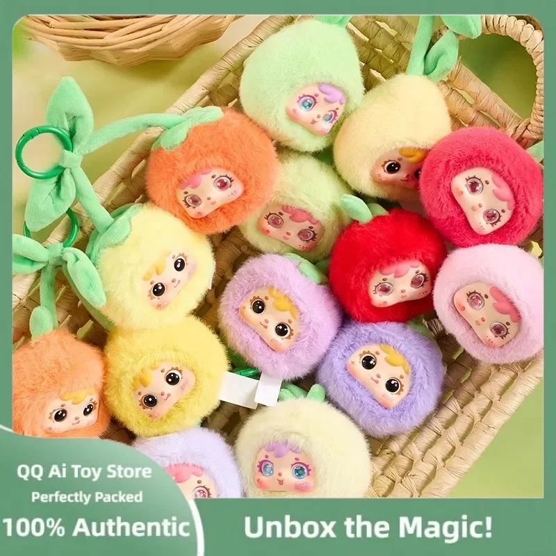 

Новый Samuel Kawaii Fruit Brings Good Luck Series, плюшевая виниловая слепая коробка, модная виниловая подвеска для лица, подарок для девочек, студентов, детей