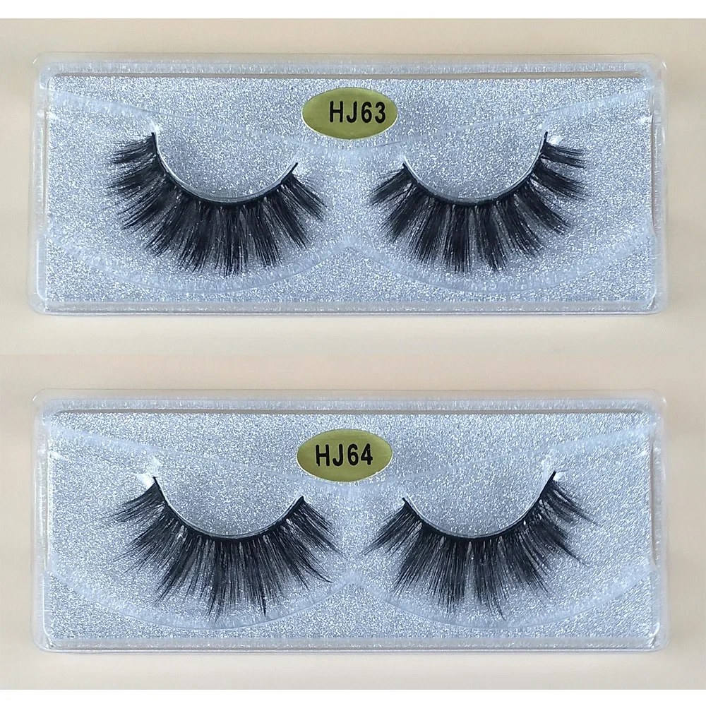 10 Pairs 3d Mink Lashes Natural Mink Eyelashes Set False Eyelashes Pack Makeup Fake Eyelashes Bulk