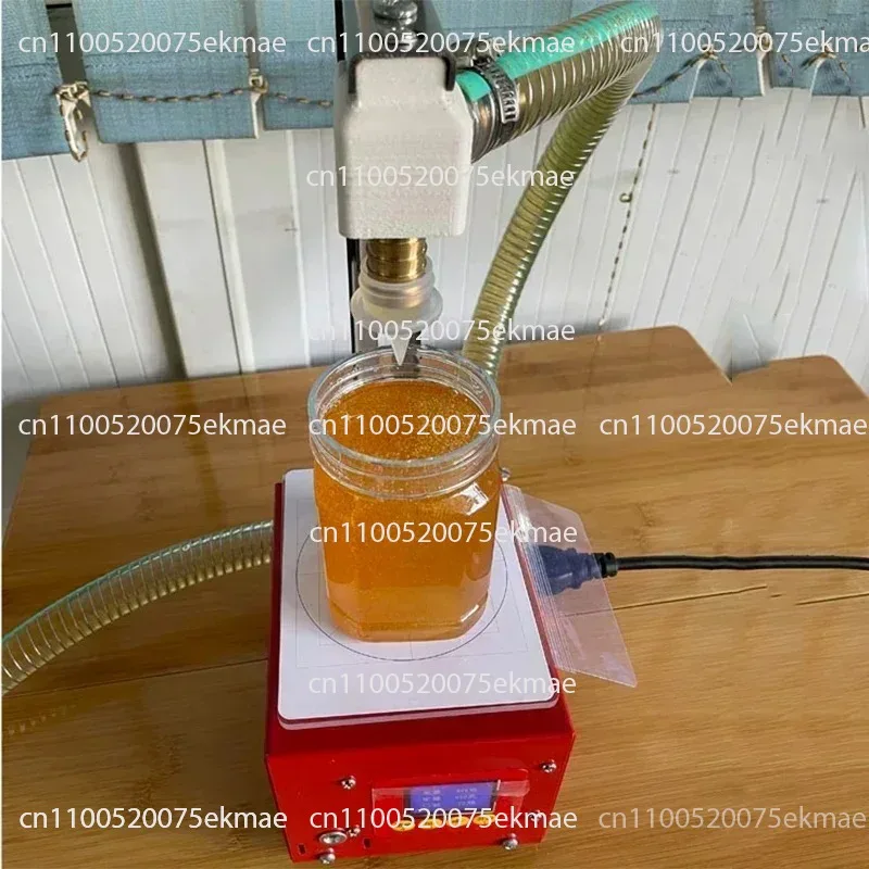 

Commercial Paste Honey Filling Machine Gear Pump Weighing Type Viscous Liquid Automatic Filler 5kg