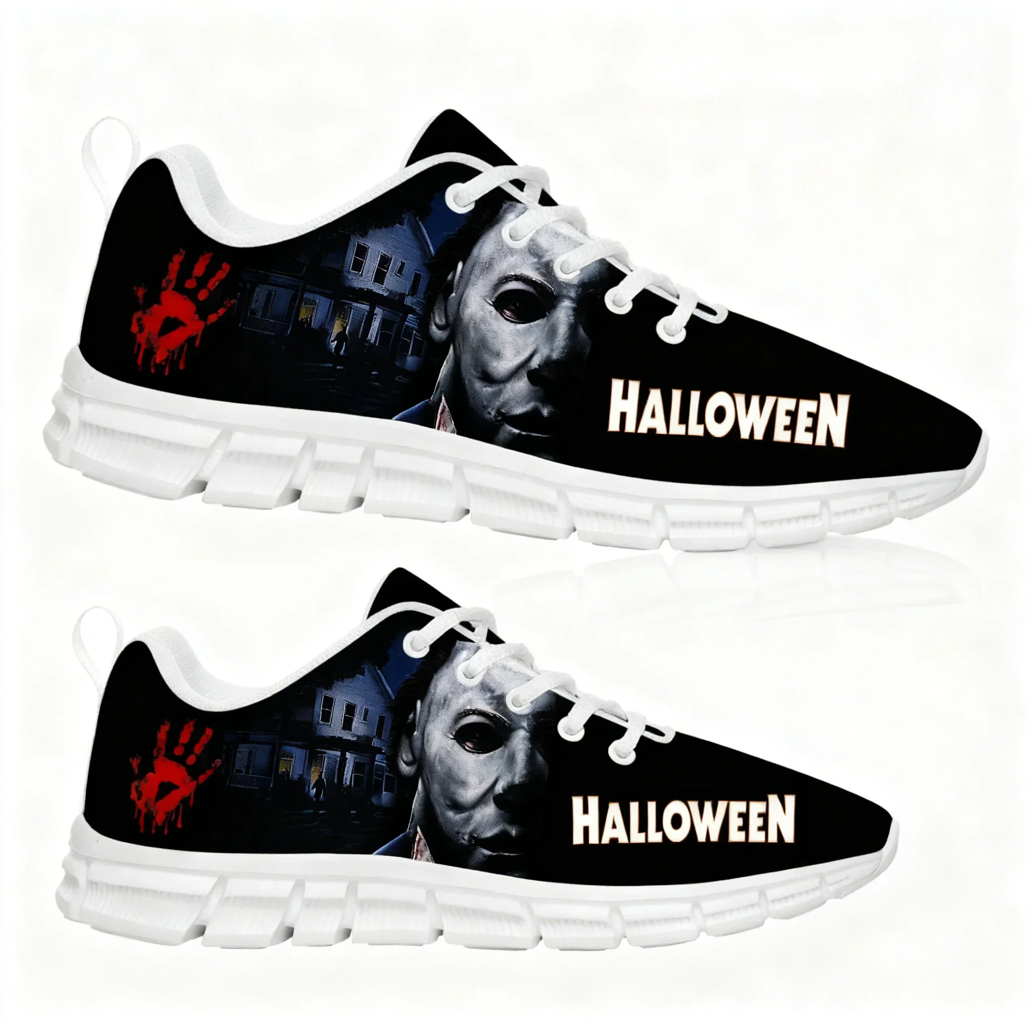 

Спортивная обувь Michael Myers Halloween Killer, мужские и женские кроссовки для подростков, легкие модные повседневные кроссовки, обувь на заказ
