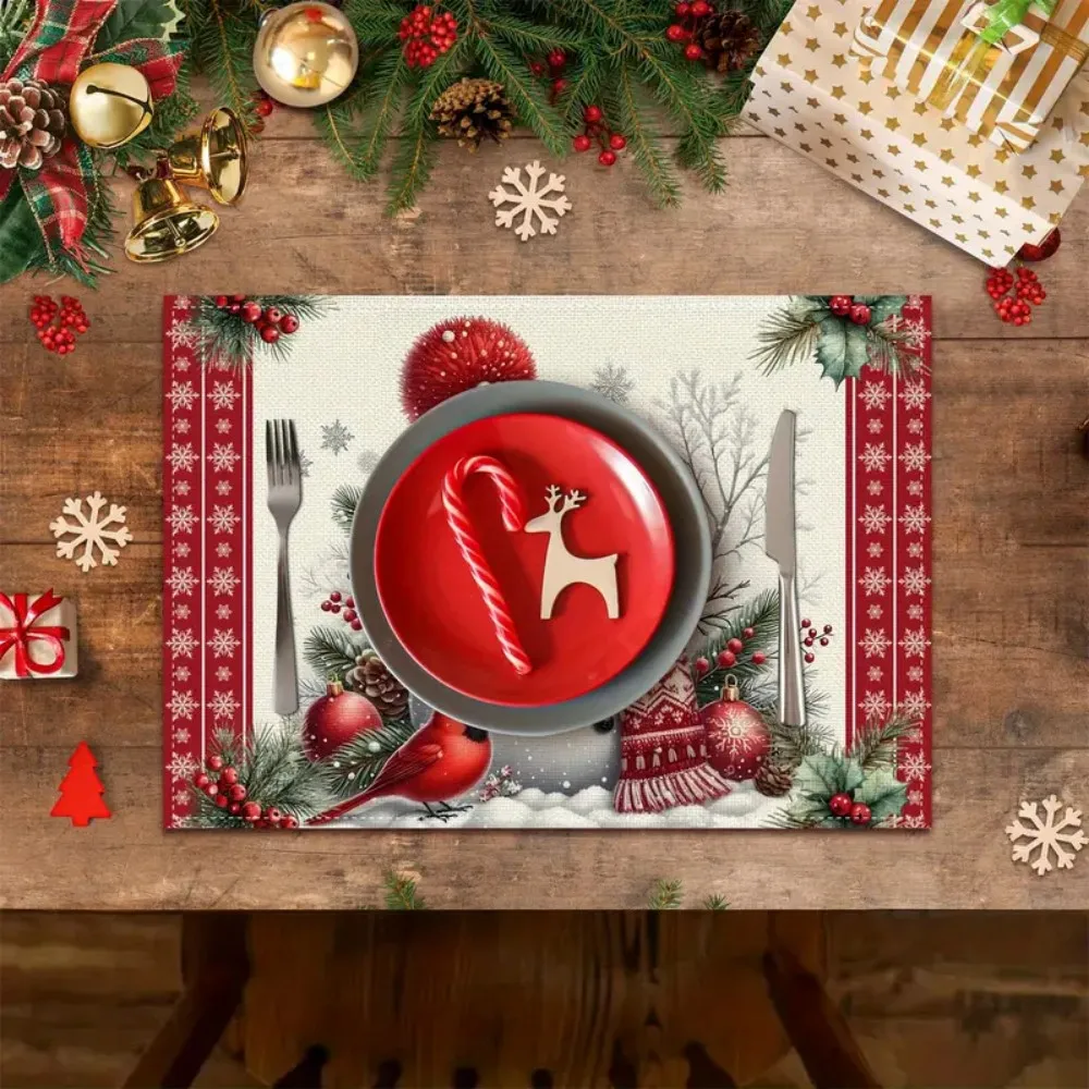 

Подставки VIKAMA на тему снеговика для зимнего солдата и Рождества — идеальный декор стола для семейных встреч и праздничных еды