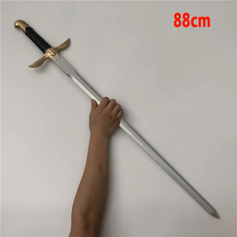 Juego de Cosplay de Anime para niños y adultos, espada de rey, utilería de juego de rol, Arma de seguridad de PU, Mod de decoración de 88cm, 1:1