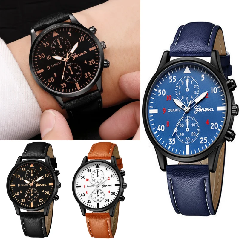 

Top Brand Luxury Men's Watch Fashion Watch For Men Watch Sport Watches Leather Casual Wristwatch Reloj Hombre erkek kol saati