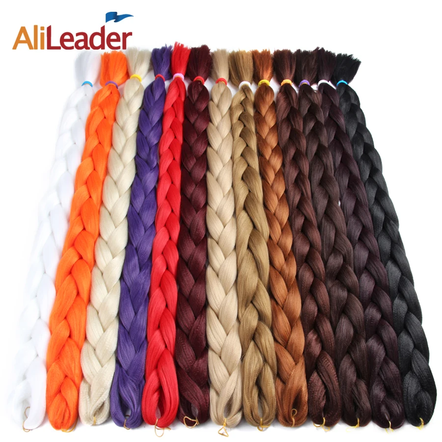 Super Long 165G 200cm Hair Synthetic Jumbo Braiding Hair Extension Heat Resistant Fiber African Ombre Jumbo Braid Hair Women